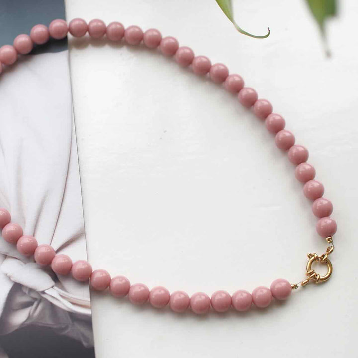 widaro ketting round old pink (kies je kleur)