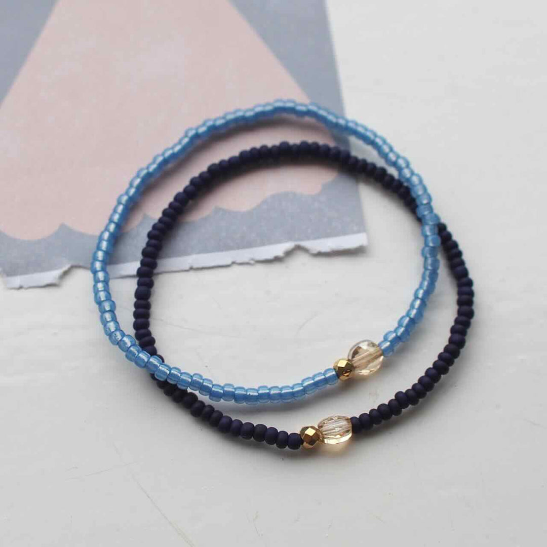 widaro armband one stone blue (kies je kleur)