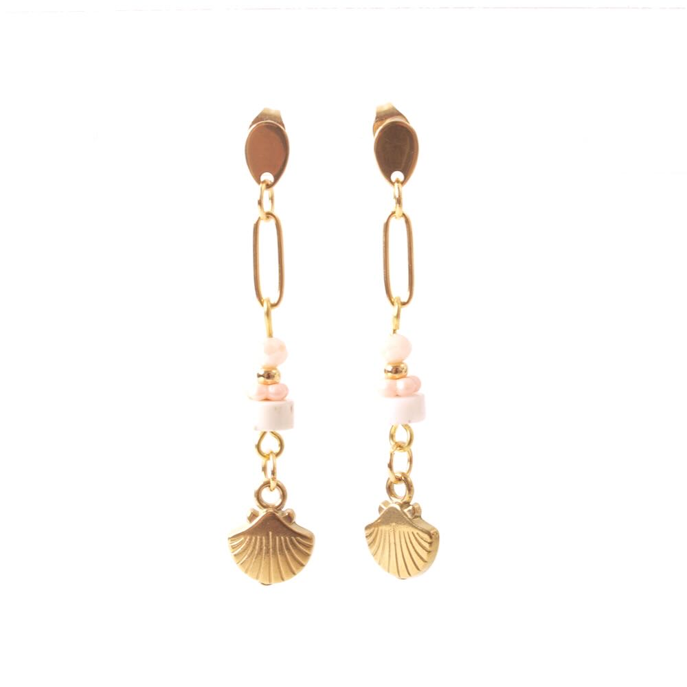 widaro oorbellen beachy gold