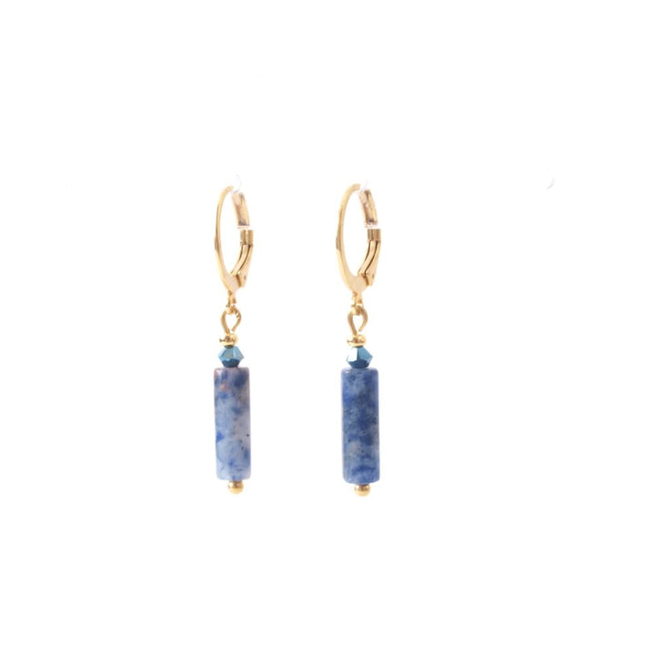 widaro oorbellen blue tube