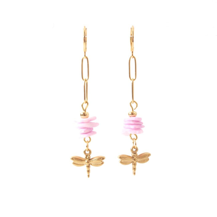 widaro oorbellen beachy soft lila
