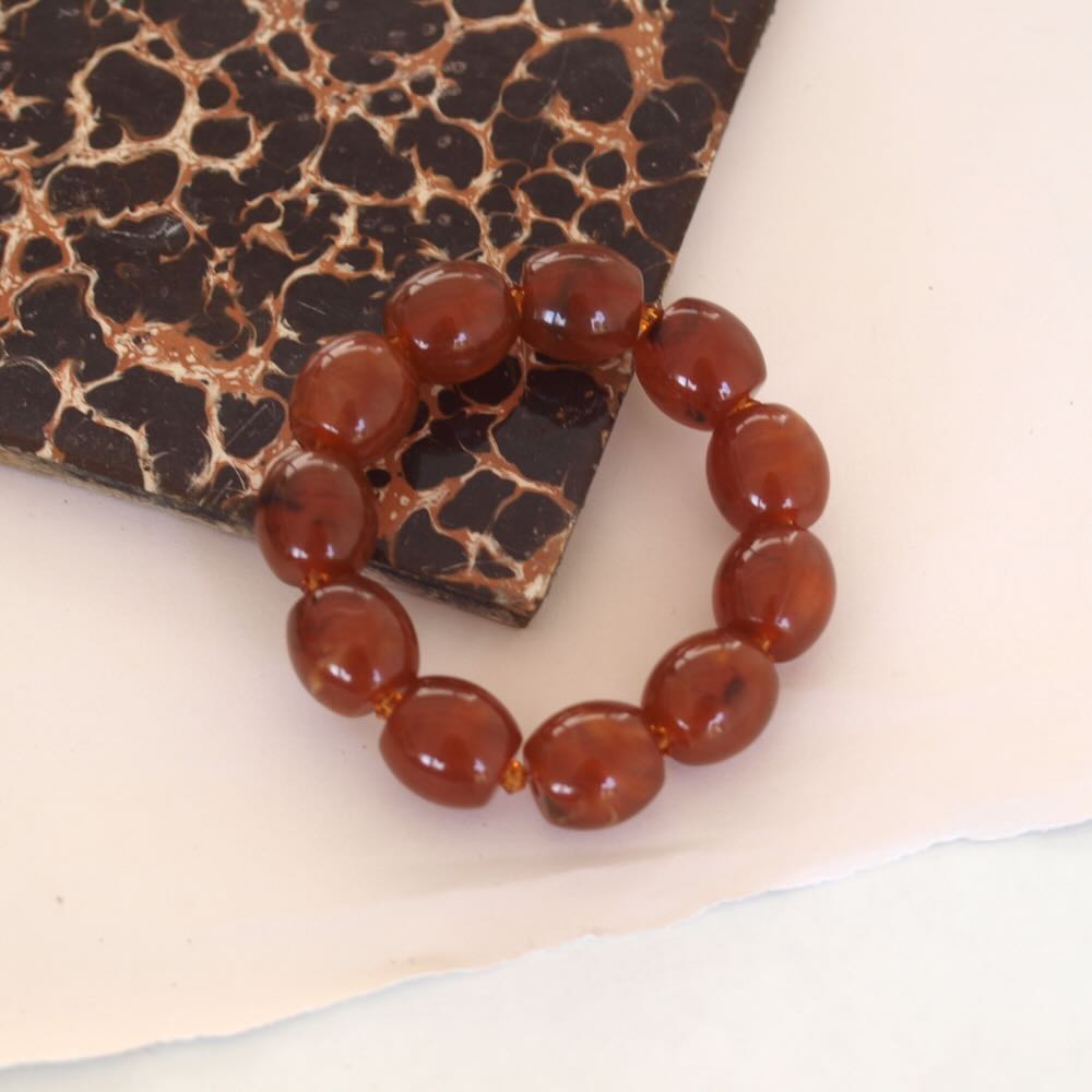 widaro set oval marmer dark brown