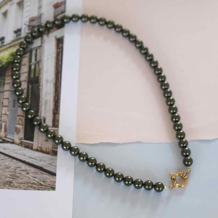 widaro parelketting green 8mm