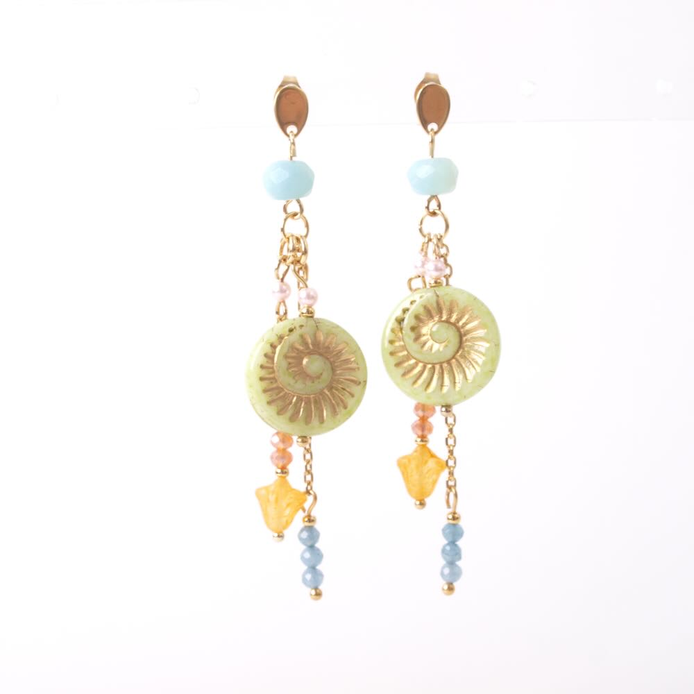 Widaro oorbellen pastel flow charms