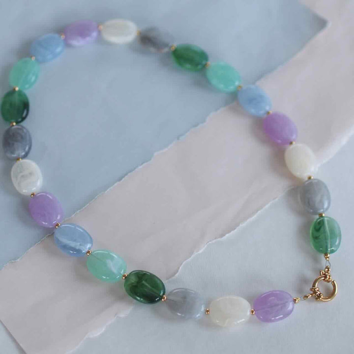 widaro ketting oval pastel spring