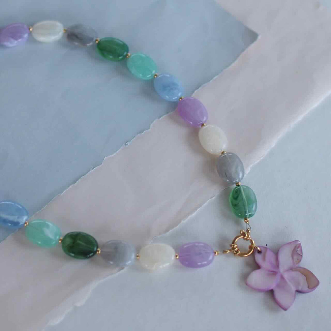 widaro ketting oval pastel spring