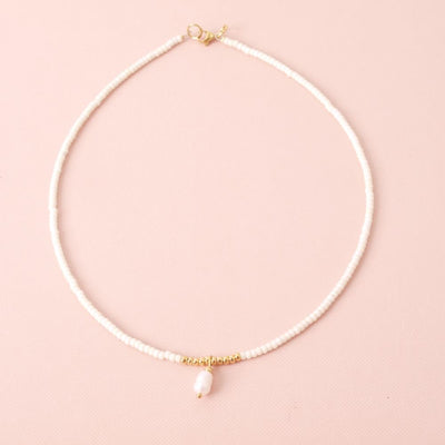 widaro ketting pearl charm (kies je kleur)