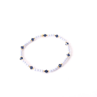 widaro armband pearl color shine blue
