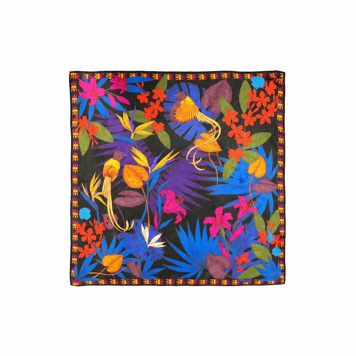 wild paris sjaal petal medium noir