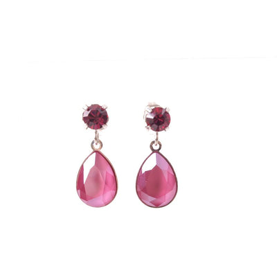 widaro oorbellen pink drop (kies goud/zilver)