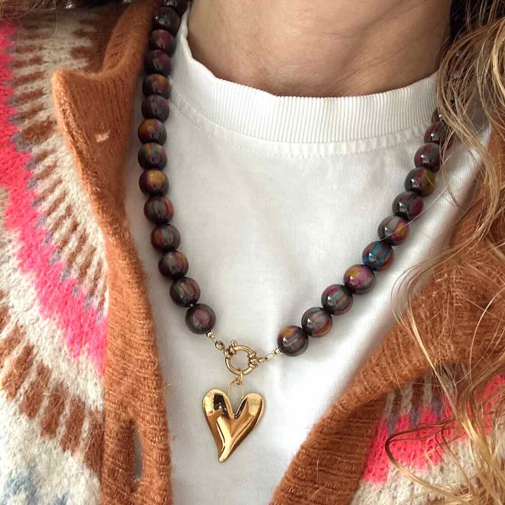 widaro ketting purple color