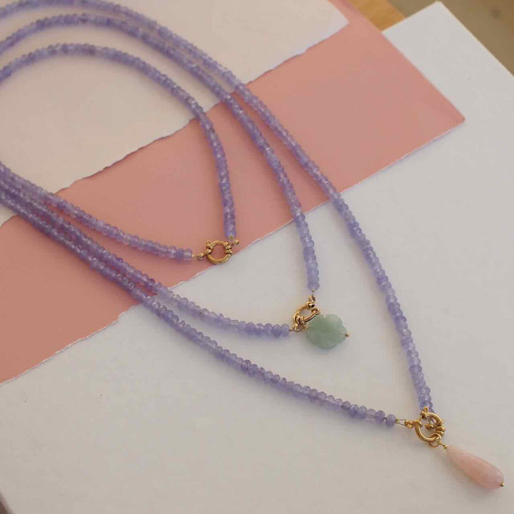 widaro ketting purple agate (kies je lengte)