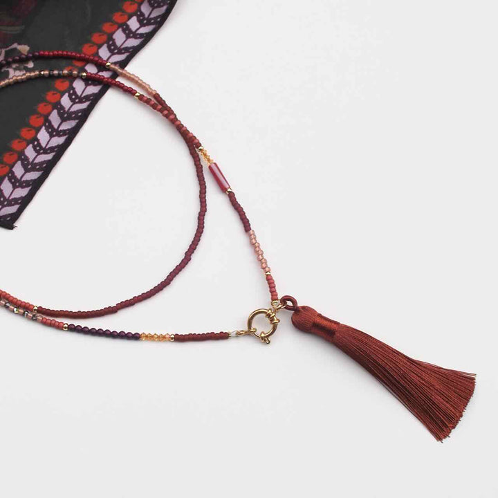 widaro lange ketting purple rusty special