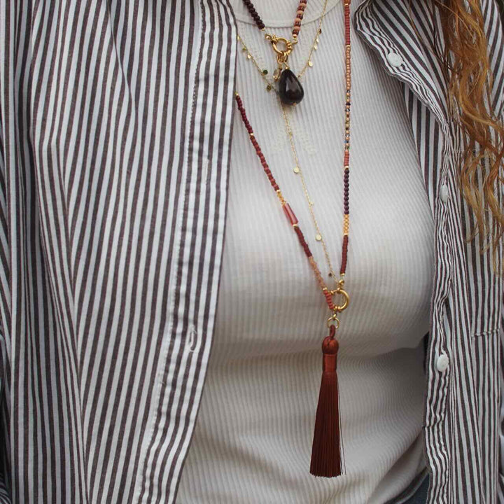 widaro lange ketting purple rusty special