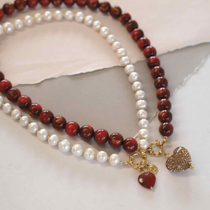 widaro ketting sweet round pearls