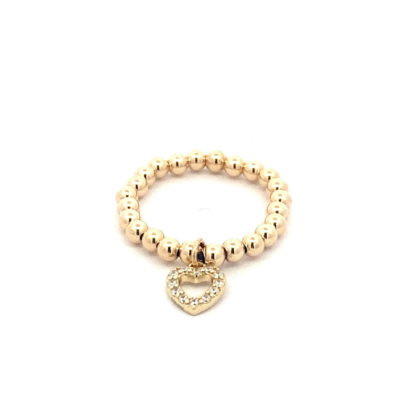 pscallme ring gold colored heart