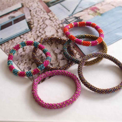 loff roll on armband fuchsia purple (kies je kleur)