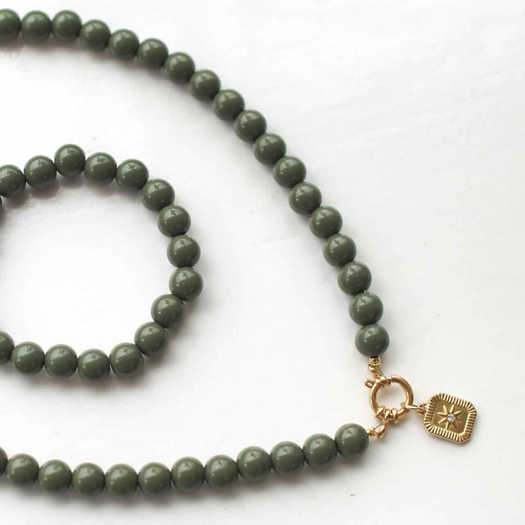 widaro ketting round green (kies je kleur)