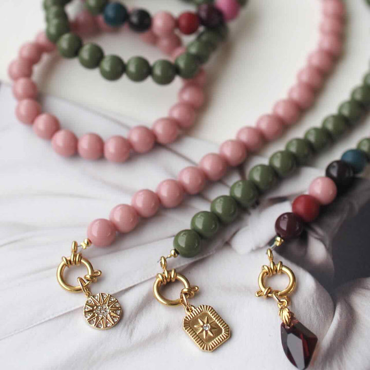 widaro armband round old pink