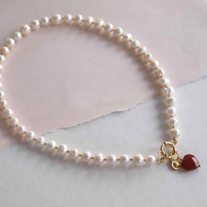 widaro ketting sweet round pearls