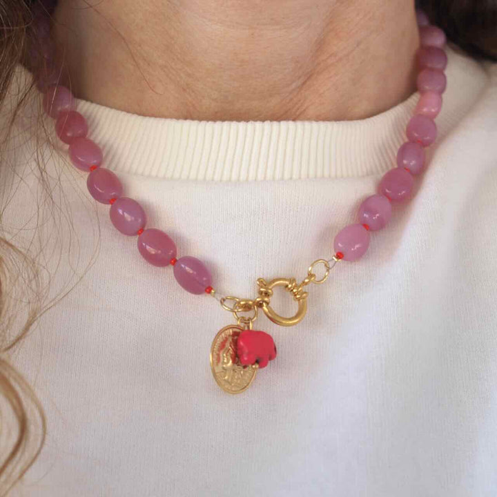 widaro ketting beads and charms (kies je kleur)