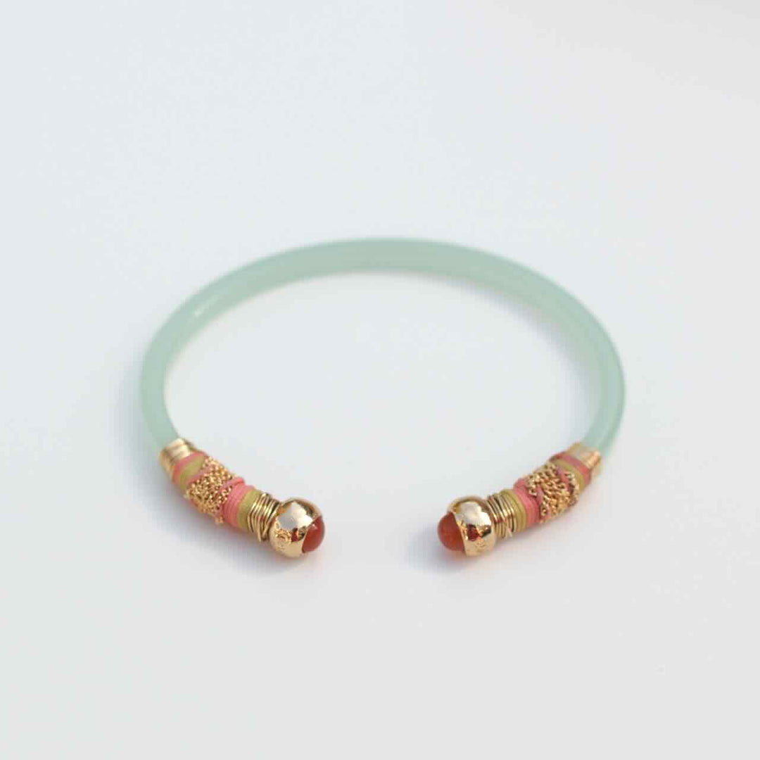 Gas bijoux armband sari acetate mint
