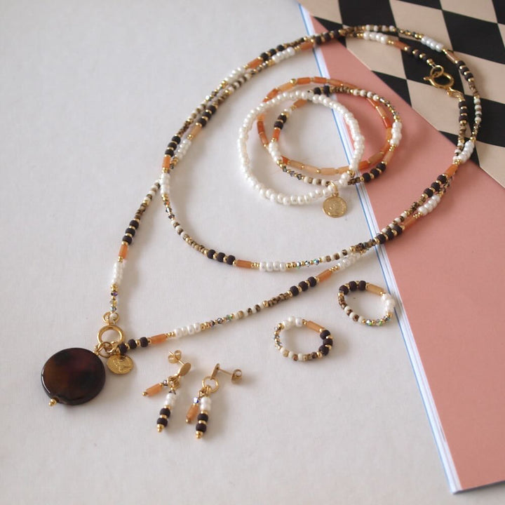 widaro ketting naturel brown (kies je lengte)