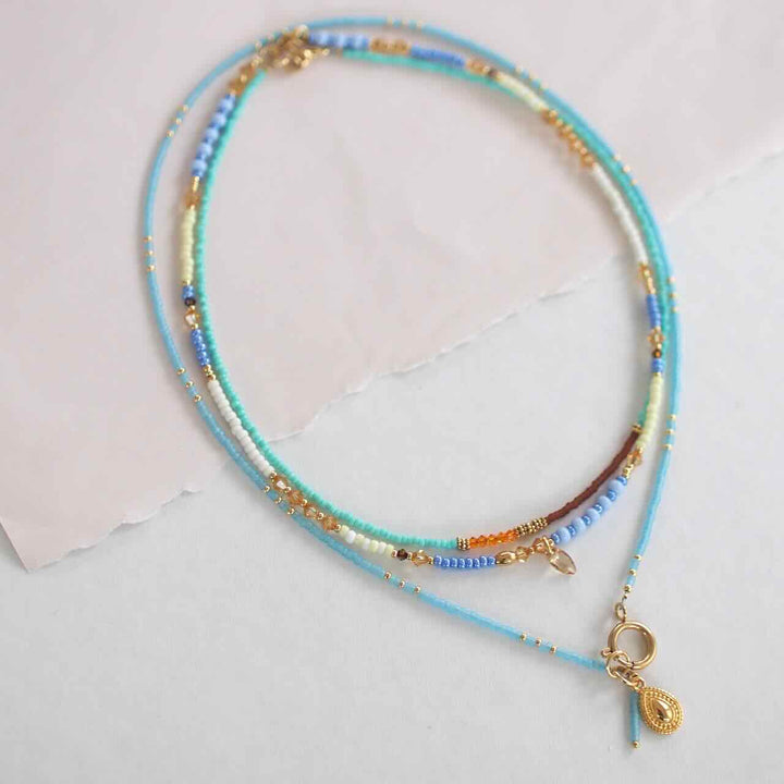 widaro ketting short summer turquoise