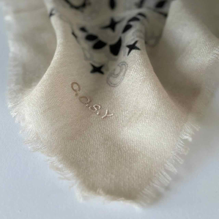 sjaalmania sjaal cosy 100% bandana birch