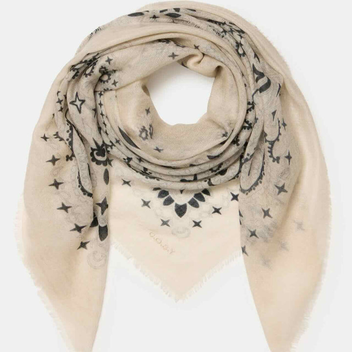 sjaalmania sjaal cosy 100% bandana birch