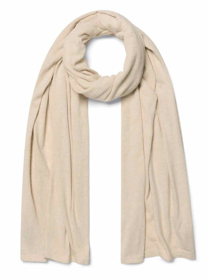 sjaalmania sjaal cosy cool white sand