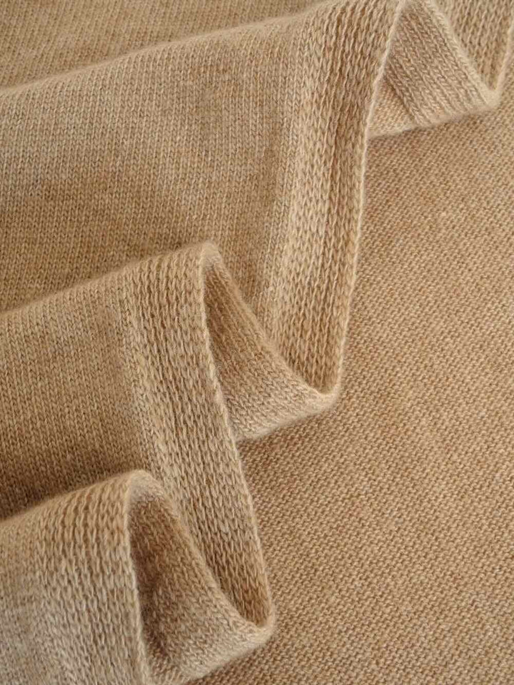 sjaalmania cosy short camel beige