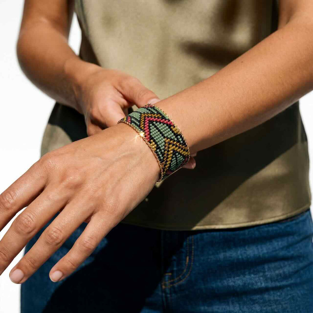 hipanema armband solyste khaki