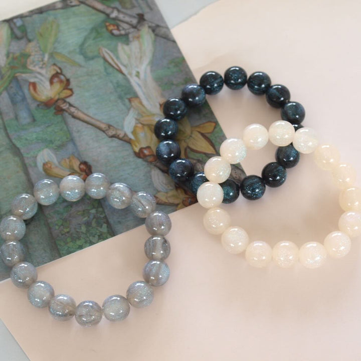 widaro armband big sparkle cream/blue/grey