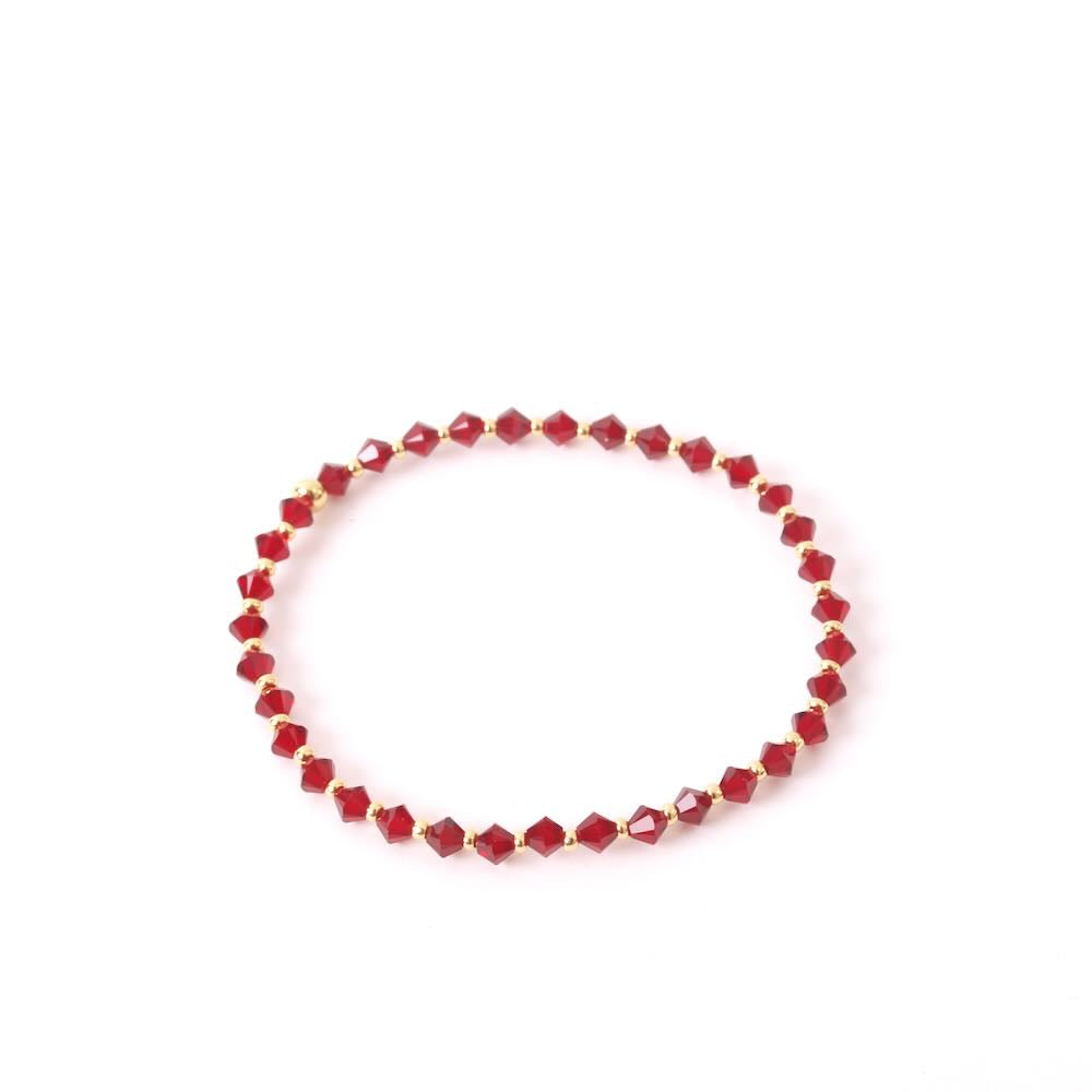 widaro armband sparkle red/fuchsia (kies je kleur)