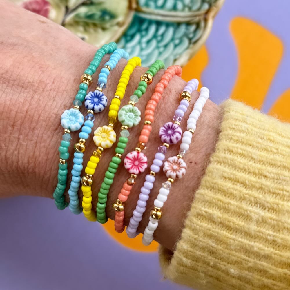 widaro armband spring flower (kies je kleur)
