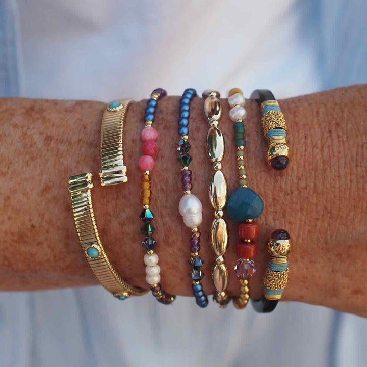 gas bijoux bangle starlette turquoise