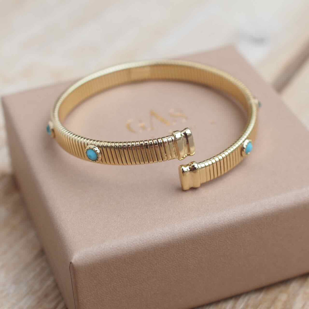 gas bijoux bangle starlette turquoise