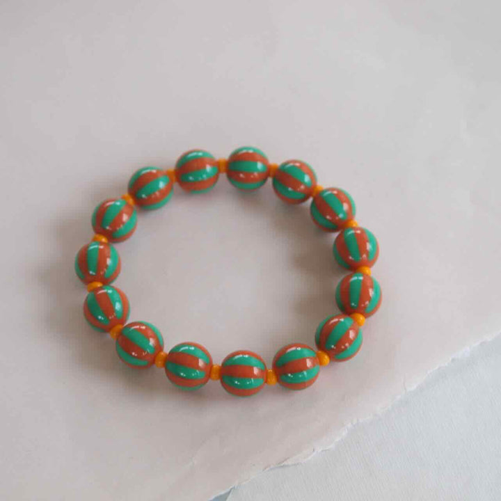 widaro armband stripey purple green (kies je kleur)