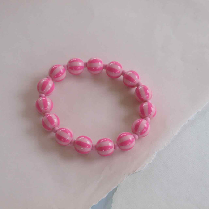 widaro armband stripey red pink (kies je kleur)