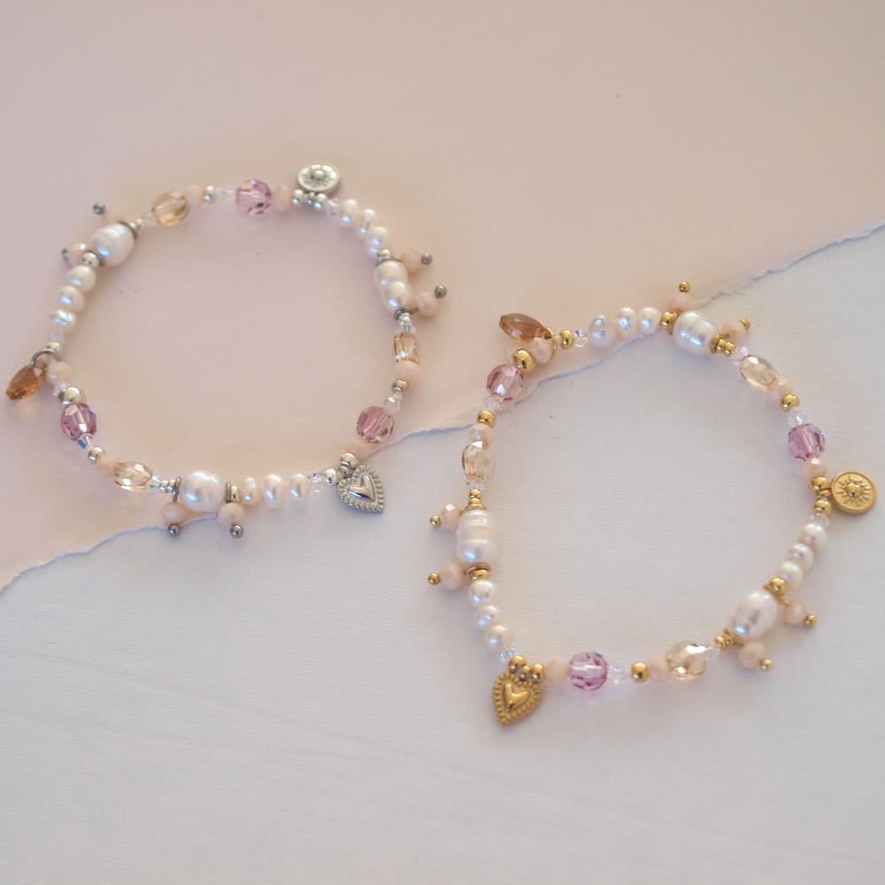 widaro armband sweet love (kies gold/silver)