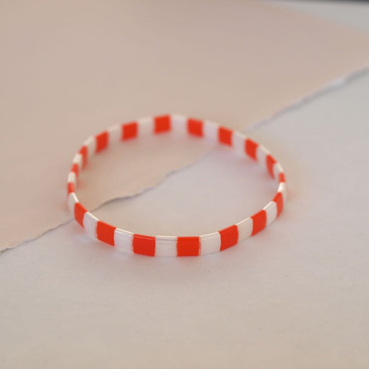 widaro armband tila orange white