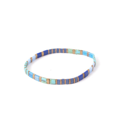widaro tila armband blue stripe