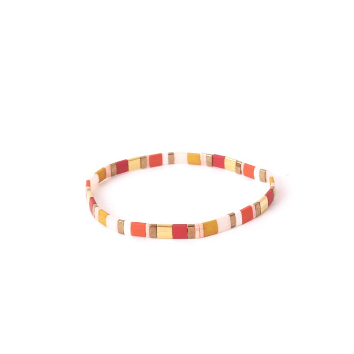 widaro armband tila peach red