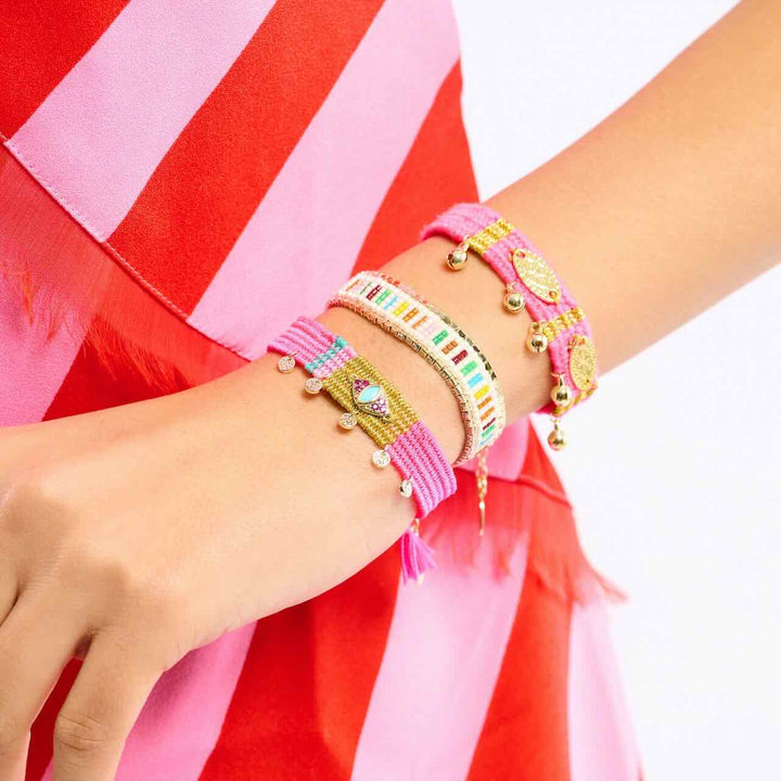 hipanema armband todobem corail