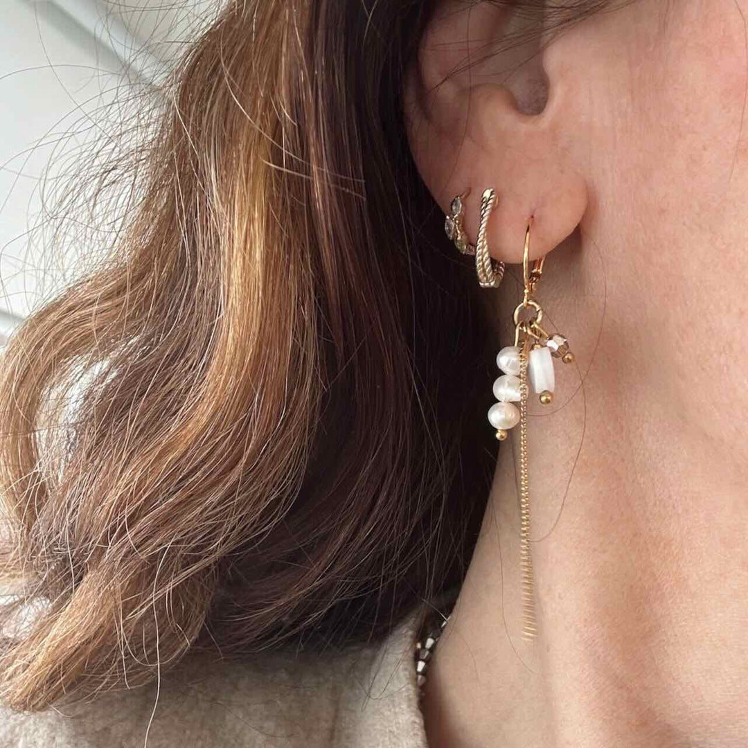 widaro oorbellen white charms