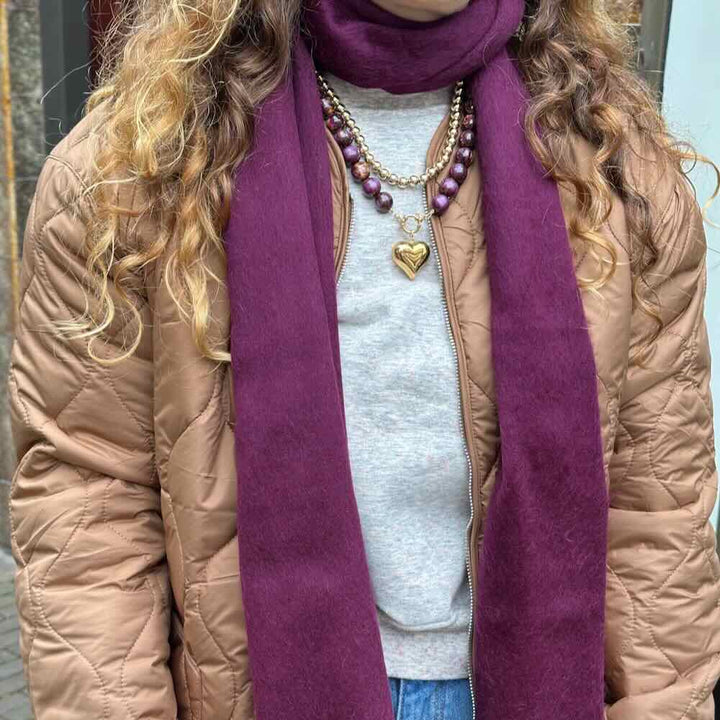 alpaca loca sjaal slim wine red