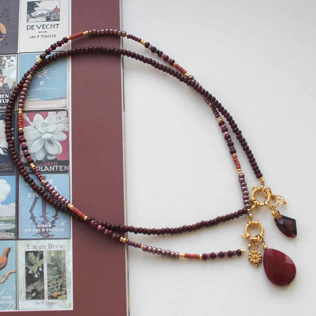 widaro ketting winter red tones