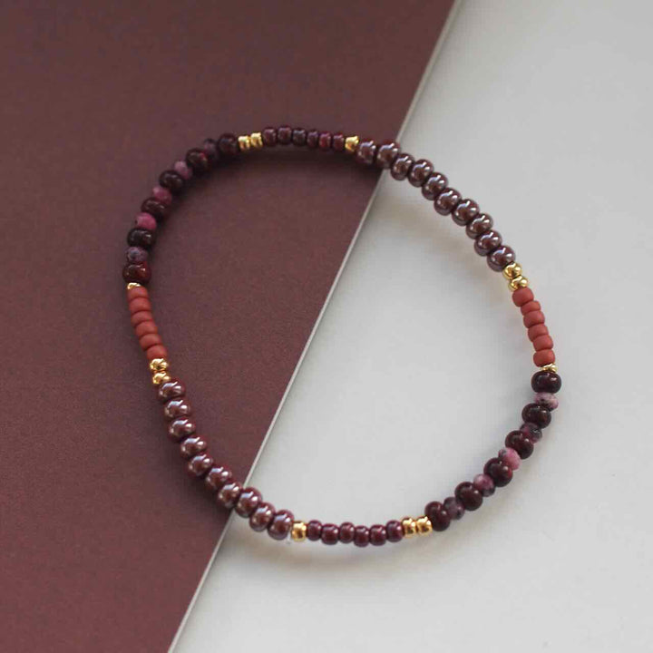 widaro armband winter red tones (kies je soort)