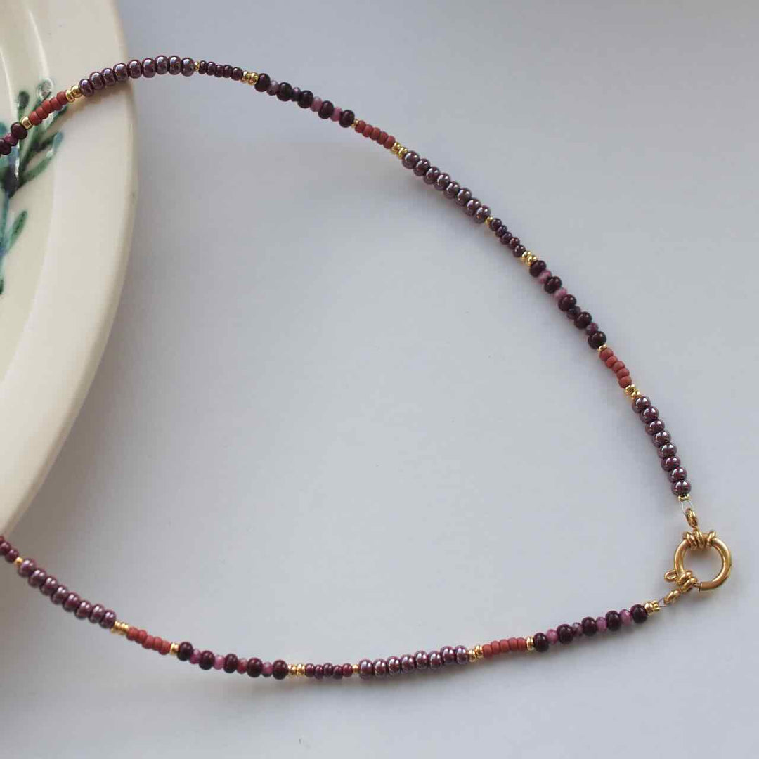 widaro ketting winter red tones